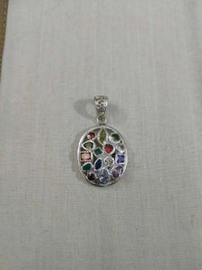 Beautiful Silver Tone Pendant For Women