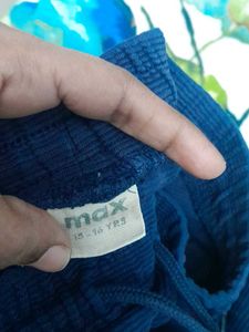Boys Blue Casual Shorts 15 To 16