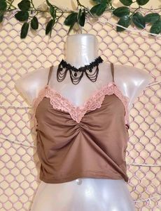 Size Small 🎁Buy 2 Get 1 Free 🎁Lace Trim Cami Top
