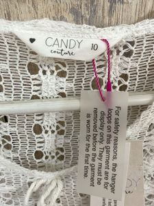 White Crochet Top