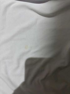 White Unisex Tee with Blue Graphic