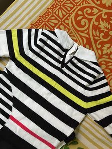 Striped Bodycon Midi Dress