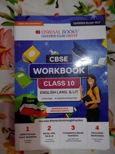 Cbse Workbook Class 10 English Lang And Literature