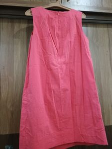 A-line Pink Dress