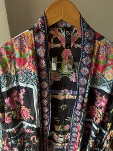 Multi Floral Natural KIMONO