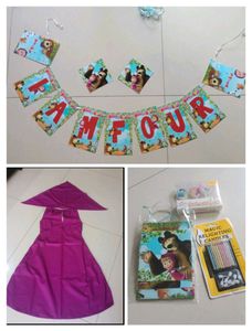 Theam Party Combo Set With Costume