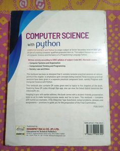 Class 11 Computer Science With Python  Sumita Arora