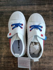 Babyhug White Brand New Shoes For 4-5 Year Toddler
