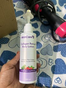 Wish care, collagen, retinol, body lotion