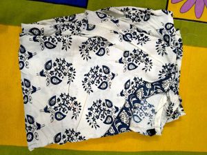 Floral Print Tunic Top