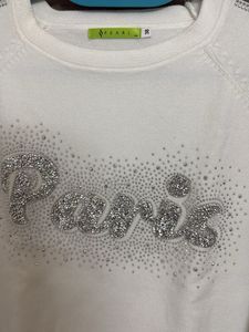 Paris Rhinestone Sweater
