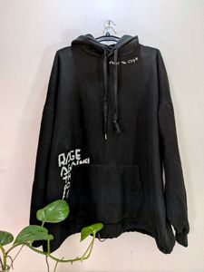 Black Graphic Hoodie