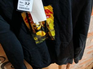 Men&#39;s Kungfu Panda Black Hoodie