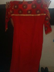 Elegant Red Kurta ( brand new)