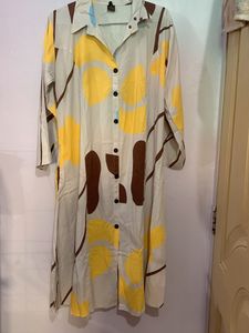 Patterned cord set  new dress soft reyon material