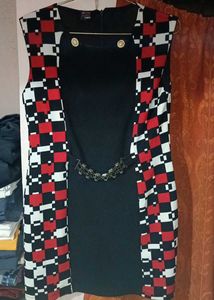 Geometric Print Mini Dress