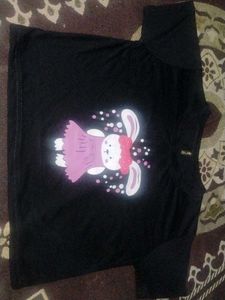 Black Bunny Graphic Tee