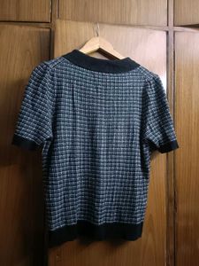 Black Knit Top