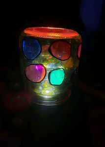 Colorful Glass Light Holder