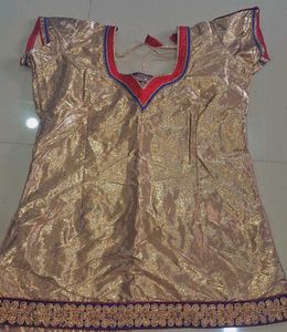 Red Embroidered Lehenga