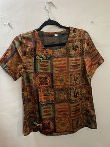 Vintage Patterned Top