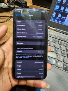 Iphone X 256GB SPACEGREY COLOR BLACK