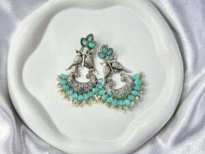 Turquoise Bird Earrings