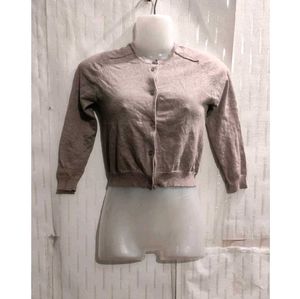 Cardigan Crop Sweater for Girl's