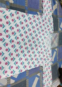 Floral Print Long Sleeve Kurti