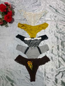 Mixed Thong Panties Bundle -