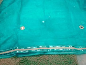 Beautifull Skyblue Saree