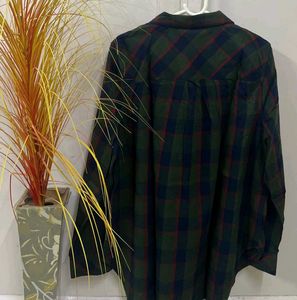 Plaid Button-Down Shirt