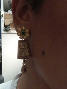 This is a necklace with earrings set.