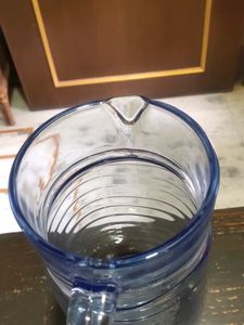 Blue Shaded Glass Jug