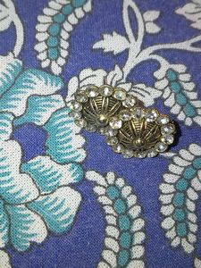 Vintage Rhinestone Stud Earrings