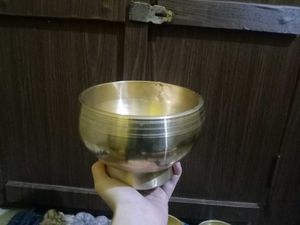 3 Heavy Bronze Traditional Bowl