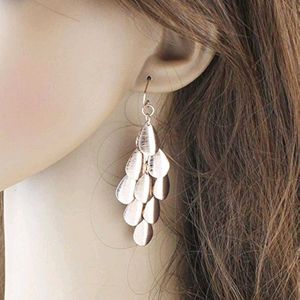Metallic Chandelier Earrings