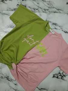 Front Knot Crop Tshirt