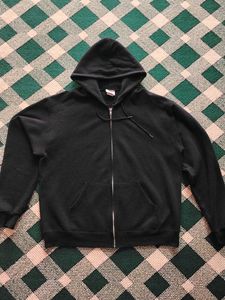 Black Zip-Up Hoodie