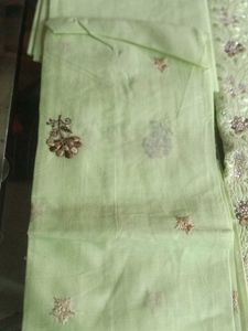 Elegant Light Green Embroidered Salwar Suit
