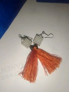 Beaded Tassel Earrings