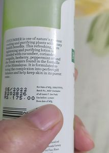 Biotique Cucumber Pore tightening refreshing toner