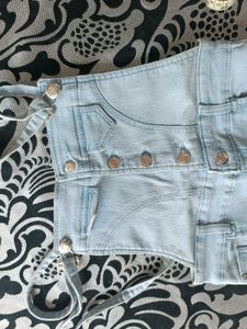 Light Blue Dungaree Jeans
