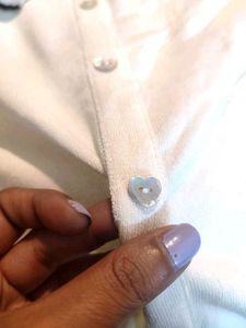 White Knit Sweater Detail