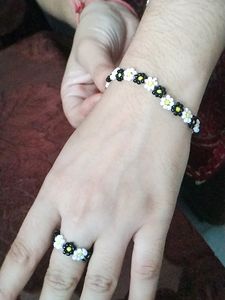 Handmade Bracelet And Ring Combo