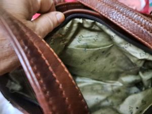 Leather Shoulder Handbag