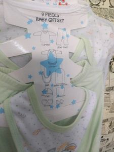 9 Pieces Gift Cloth Breathable Fabric Set for Baby