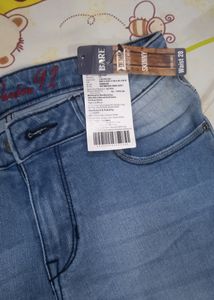 Denim Bottom Skinny Jeans New With Tag