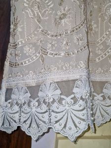 Elegant Embroidered Dupatta with kurta pajama set