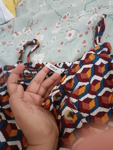 Patterned Casual Dress